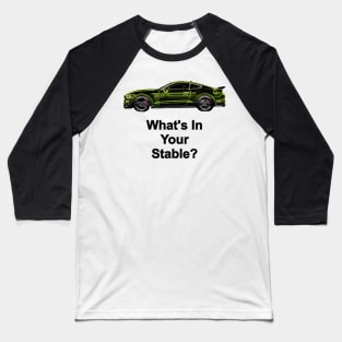 What's in your stable? (neon) Baseball T-Shirt
